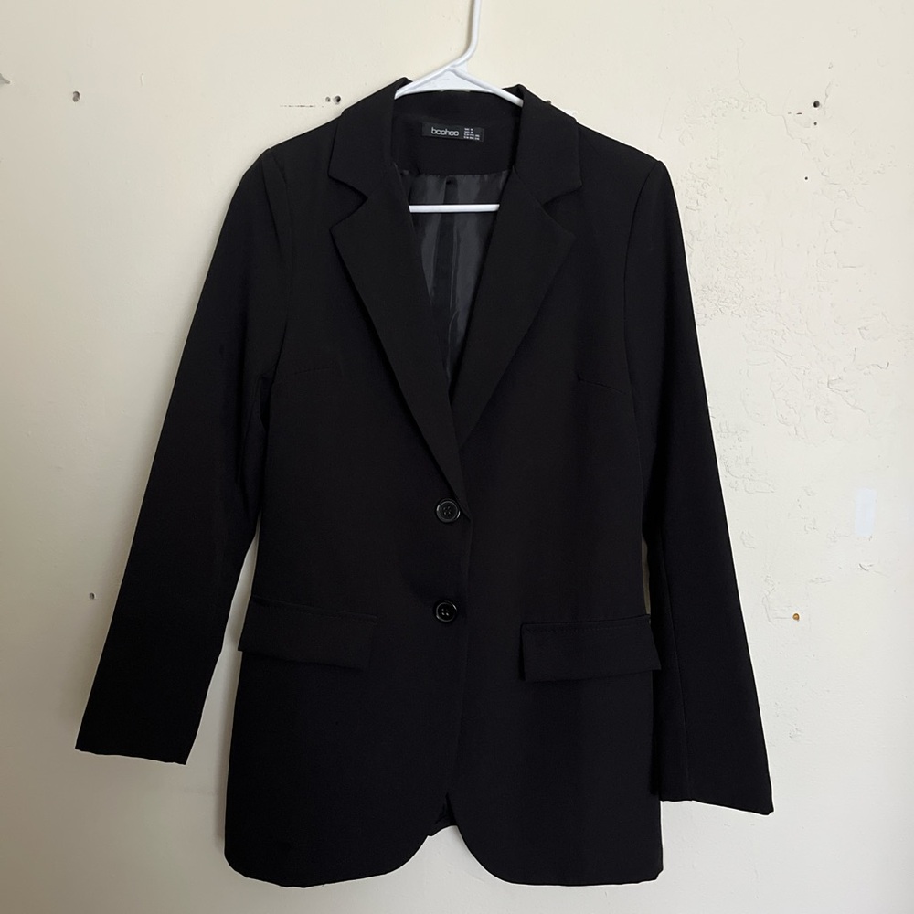 Boohoo Black Blazer for Women